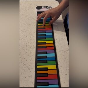 Colorful Roll-Up Piano Keyboard for Kids